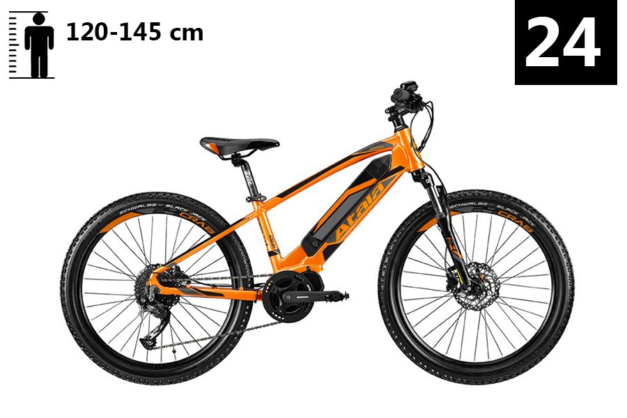 E-Kid Bike • size 24″: 120-145cm